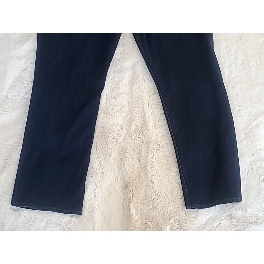 Lee Regular Fit Straight Leg Women's Jeans Size 20M Blue Stretch Dark Wash - Picture 10 of 14